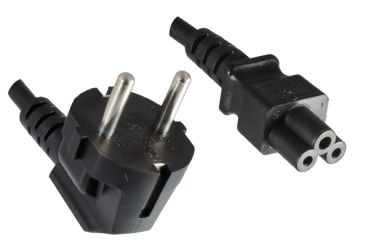 DINIC Netzkabel Korea CEE 7/4 auf C5, 0,75mm², KTL, 1,8m