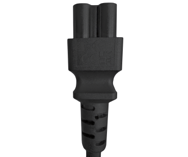 DINIC Netzkabel England UK Typ G auf C5, 3A, 0,75mm², ASTA, 1,80m