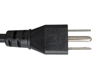 DINIC Netzkabel für Amerika USA Typ B auf C5 Micky-Stecker, UL, schwarz, 1.80m