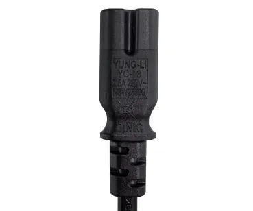 DINIC Stromkabel, Netzkabel Euro-Stecker auf C7, 2-pin Euro-8, 0.50m