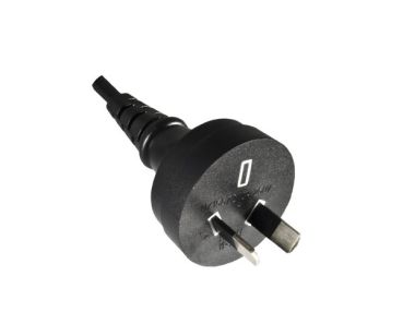 Netzkabel Australien Typ I auf C7 90°, 0,75mm²,