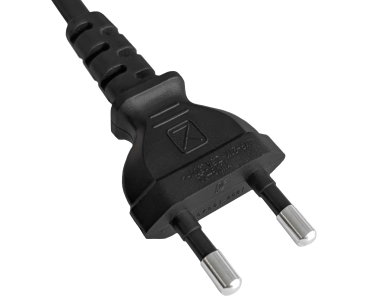 DINIC Netzkabel Korea 2pin auf C7, 0,75mm², KTL, 1,8m