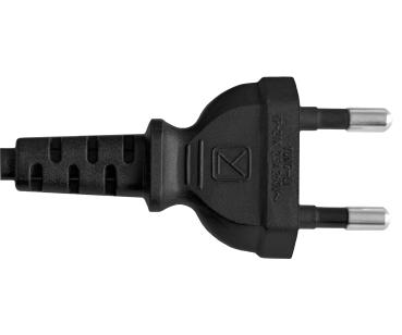 DINIC Netzkabel Korea 2pin auf C7, 0,75mm², KTL, 1,8m