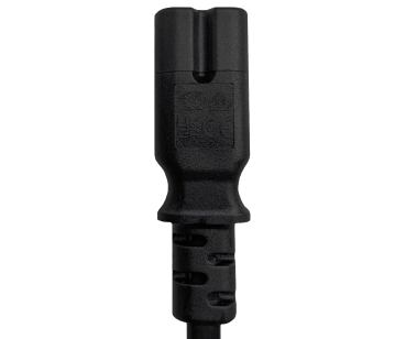DINIC Netzkabel England UK Typ G 3A auf C7, 0,75mm², ASTA, HK, Safety Mark, 1.80m