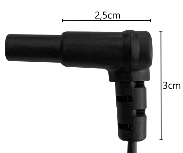 DINIC Netzkabel Japan Typ A auf C7 gewinkelt, 1,8m JPN 2pin/ C7 90°, 0,75mm², VFF, PSE, schwarz