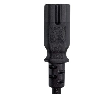 DINIC Netzkabel halogenfrei LSZH Eurostecker Typ C auf C7, 0,75mm², 1,8m