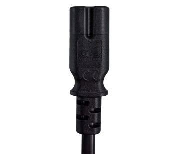 DINIC Netzkabel halogenfrei LSZH Eurostecker Typ C auf C7, 0,75mm², 1,8m