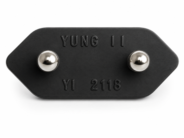 DINIC Netzadapter Eurostecker auf C7, Euro-8 Adapter, schwarz