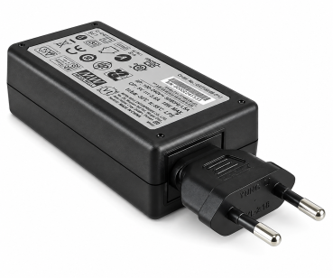 DINIC Netzadapter Eurostecker auf C7, Euro-8 Adapter, schwarz