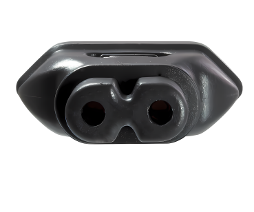 DINIC Netzadapter Eurostecker auf C7, Euro-8 Adapter, schwarz