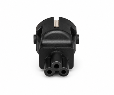 DINIC Netzadapter Schutzkontaktstecker CEE 7/7 auf C5 Stecker (Mickey Maus)