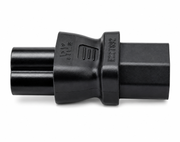 DINIC Netzadapter C13 Kaltgeräte auf C6 Kupplung