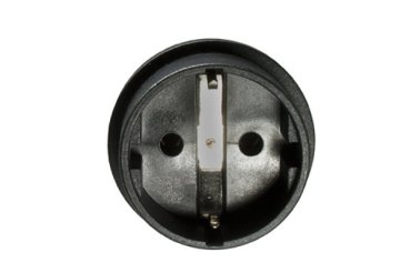 DINIC Stromadapter Israel auf Schuko CEE 7/3 Buchse, 3pin Stecker