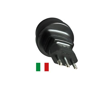 DINIC Reisestecker für Italien, 3-Pin Netzadapter, Adapter IT