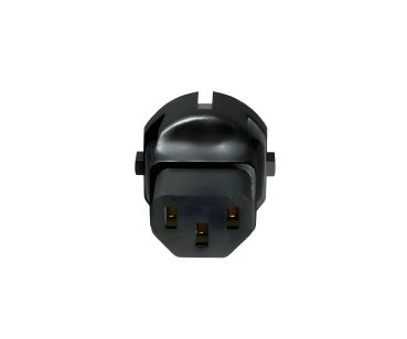 DINIC Netzadapter Schutzkontaktstecker auf C13 Kaltgeräte-Stecker, Schuko-Adapter