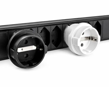 DINIC Reisestecker für die Schweiz mit Sicherung, Netzadapter CH