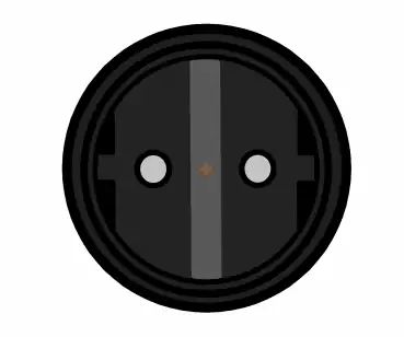 Stromadapter Südafrika/Indien CEE 7/7 auf Typ D CEE 7/7 Buchse/SANS 164-1, Typ D Stecker, YL-8123