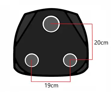 Stromadapter Südafrika/Indien CEE 7/7 auf Typ D CEE 7/7 Buchse/SANS 164-1, Typ D Stecker, YL-8123