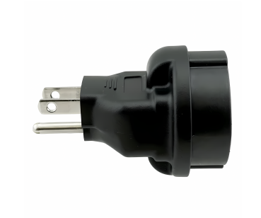 DINIC Reisestecker für USA Amerika, Japan u. Thailand auf Schuko, 3-Pin Netzadapter