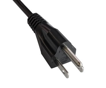 DINIC IEC Lock Netzkabel Amerika USA Typ B auf C13 locking, mit Verriegelung, schwarz, 2m