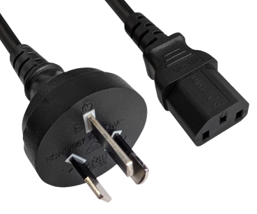 DINIC Netzkabel Australien, Typ I auf C13, SAA, Tick Mark, 5m