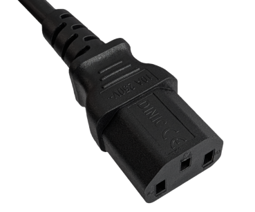 DINIC Netzkabel Australien, Typ I auf C13, SAA, Tick Mark, schwarz, 5m