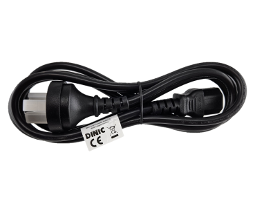 DINIC Netzkabel Stromkabel China Typ I auf C13, CCC, schwarz - 3m