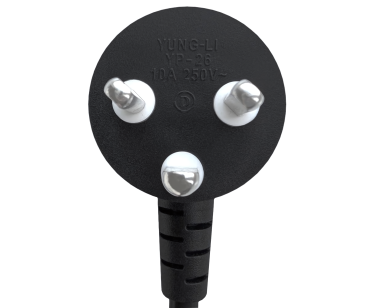DINIC Stromkabel Netzkabel für Dänemark auf C13, VDE, DEMKO, schwarz, 3m