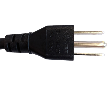 DINIC Netzkabel HYBRID für Japan u. USA B auf C13, schwarz, 1,8m