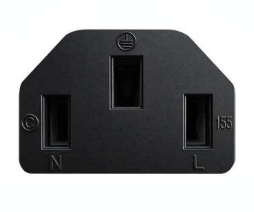 DINIC Netzkabel Korea CEE 7/4 auf C13, KTL, schwarz, 5m