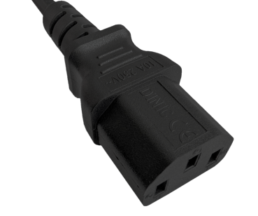 DINIC Netzkabel England UK Typ G 10A auf C13, ASTA/SASO/HK/SM
