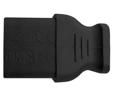 DINIC Netzkabel England UK Typ G 10A auf C13 90° unten, ASTA/SASO/HK/SM, 1.80m
