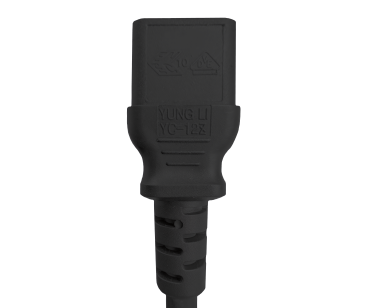 DINIC Netzkabel halogenfrei England UK Typ G 10A auf C13, LSZH, ASTA, 1.80m