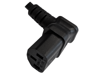 DINIC Netzkabel Amerika USA Typ B auf C13 oben/unten gewinkelt, 1,8m