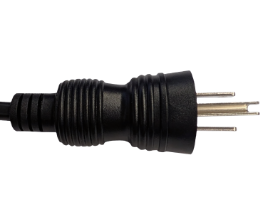 DINIC Netzkabel Amerika USA Typ B HOSPITAL GRADE auf C13, schwarz, 1.80m