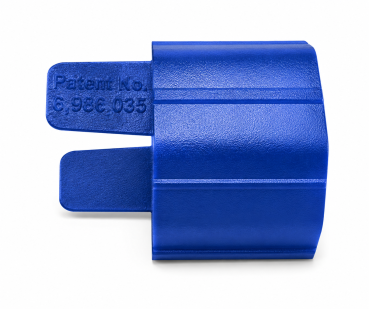 DINIC Aufsteckhülse für C13, SecureSleeve, blau
