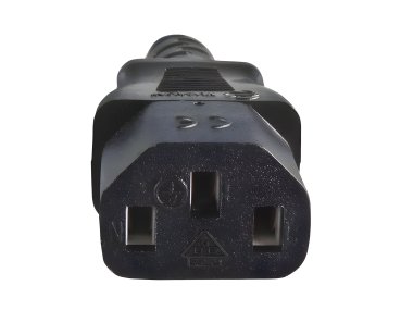 DINIC Netzkabel England UK Typ G 10A auf C13, BSI Kitemark, 1,80m