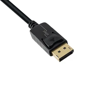 DINIC DisplayPort auf HDMI Kabel, DP 20pol auf HDMI Stecker, schwarz, 2,00m