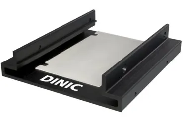 DINIC Einbaurahmen aus Aluminium für 2x2,5" HDD / SSD in einen 3,5" Schacht