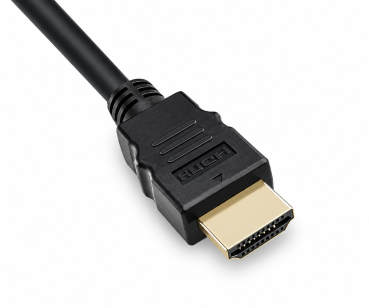 DINIC HDMI-High Speed 1.4 Kabel mit Ethernet, 4K 60Hz, 3D, schwarz, DINIC Polybag, 1m
