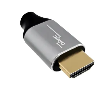 DINIC HDMI 2.1 Kabel, 2x Stecker Aluminiumgehäuse, 48Gbps, 3D, HDR, 4K@120Hz, 8K@60Hz, 2m