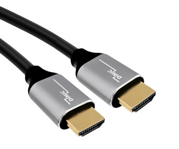 DINIC HDMI 2.1 Kabel, 2x Stecker Aluminiumgehäuse, 5m 48Gbps, 4K@120Hz, 8K@60Hz, 3D, HDR, DINIC Polybag