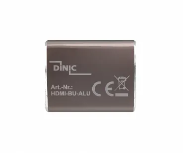 HDMI-A Verbinder, 8K, Metall HDMI-A Buchse auf Buchse, 8K 60Hz / 4K 120Hz, Polybag