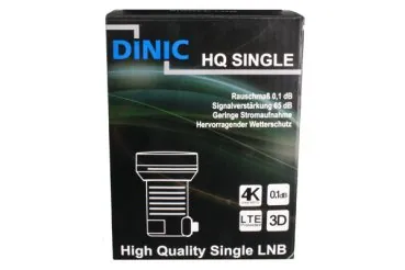 DINIC Premium Single LNB mit 1x F-Anschluss Satellitenantennen-Umwandler