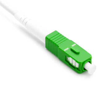 DINIC Anschlusskabel Glasfaser-Router, LC/APC-SC/APC, weiß, 10m