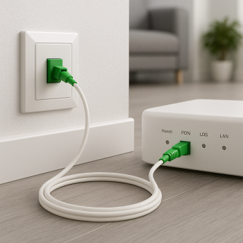 DINIC Anschlusskabel Glasfaser-Router, LC/APC - SC/APC, weiß, 3m