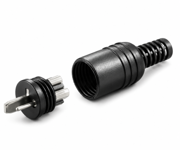 DINIC Lautsprecherstecker, schwarz, 2 Stück