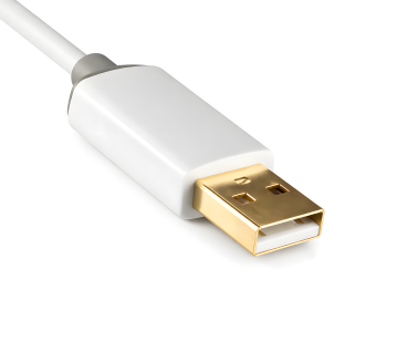 DINIC HQ USB 2.0 Kabel A Stecker auf B Stecker, Monaco Range, weiß, DINIC Blister, 2m