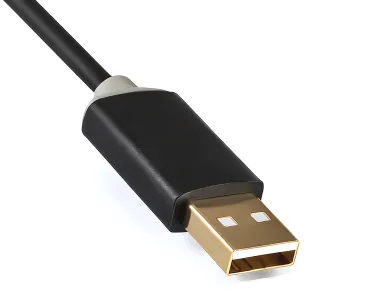 DINIC HQ USB 2.0 Verlängerung A Stecker auf Buchse, DINIC Monaco Range, schwarz, 2m