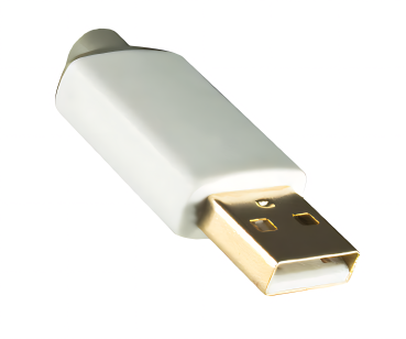 DINIC HQ Micro USB Kabel A St. auf micro B Stecker, Monaco Range, weiß, 0,5m